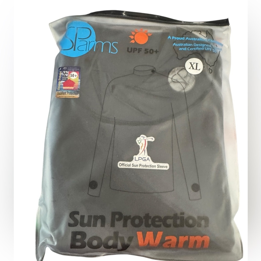 Sun Protection Long Sleeve Top NWT | Warm Fabric Activewear Large Black